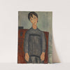 Girl Standing In Black Pinafore (1918) by Amedeo Modigliani