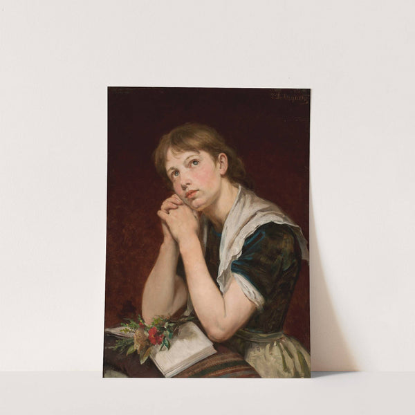 Girl with a book by Emilia Dukszyńska-Dukszta