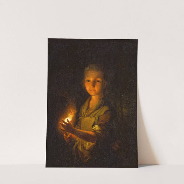 Girl with a Burning Torch by Johann Conrad Seekatz