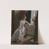 Girl With A Rose by Gustave Léonard de Jonghe