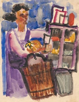 Girl with a siphon in a shop (1931)