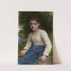 Girl with an Apple (1905) by William Bouguereau