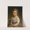Girl with basket of plums (1875) by Émile Munier