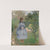 Girl with Dog (1873) by Claude Monet