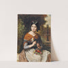 Girl with flowers by József Borsos