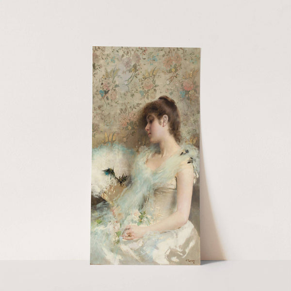 Girl with hummingbirds by Vittorio Matteo Corcos