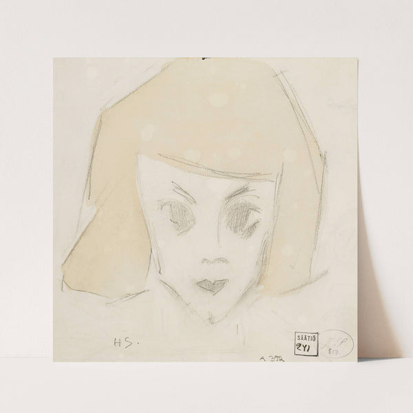 Girl with Large Eyes (Karin) (1928) by Helene Schjerfbeck