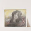 Girl with Long Hair by Edmond Francois Aman-Jean