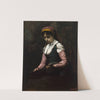 Girl with Mandolin by Jean-Baptiste-Camille Corot