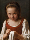 Girl with Needle-work