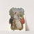 Girl With Two Children And Butterfly by Continental School
