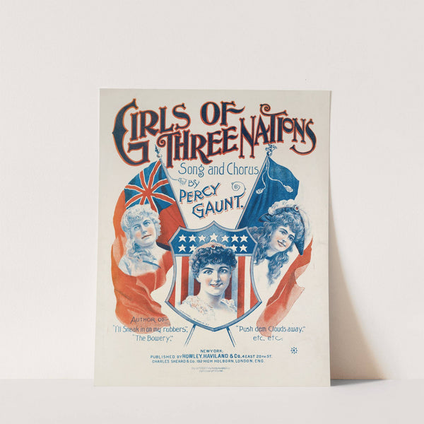 Girls of three nations by Anonymous