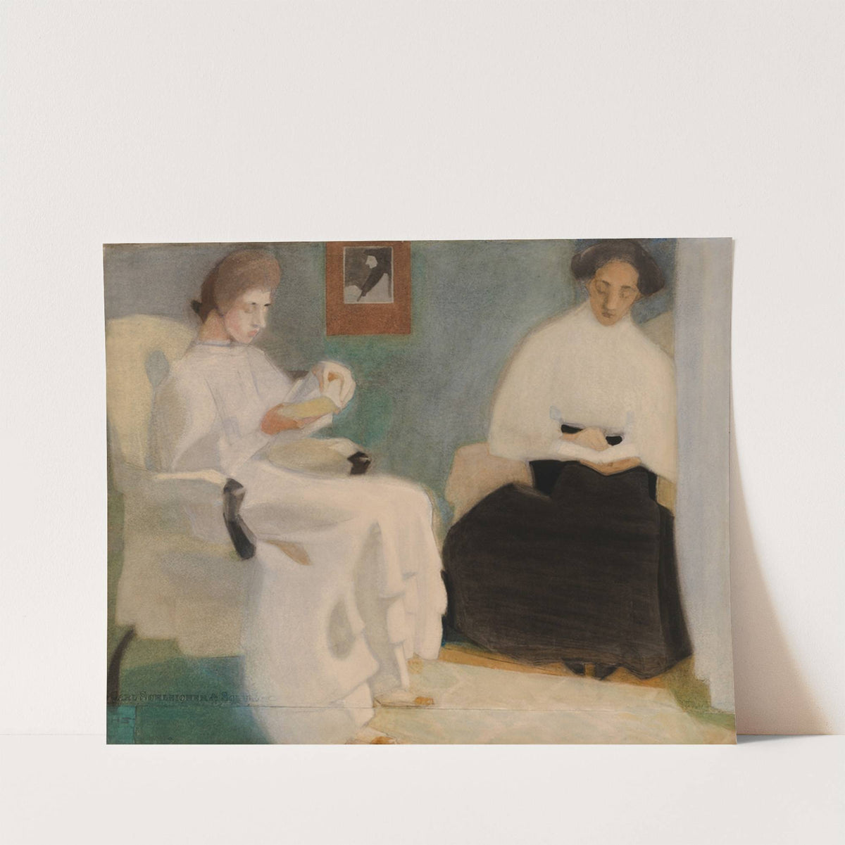 Girls Reading (1907) by Helene Schjerfbeck