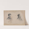Gjertrud Skjønne and Gunhild Torstensdatter Skjønne (1848) by Adolph Tidemand