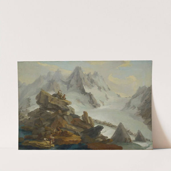 Glacier Lauteraar (1776) by Caspar Wolf