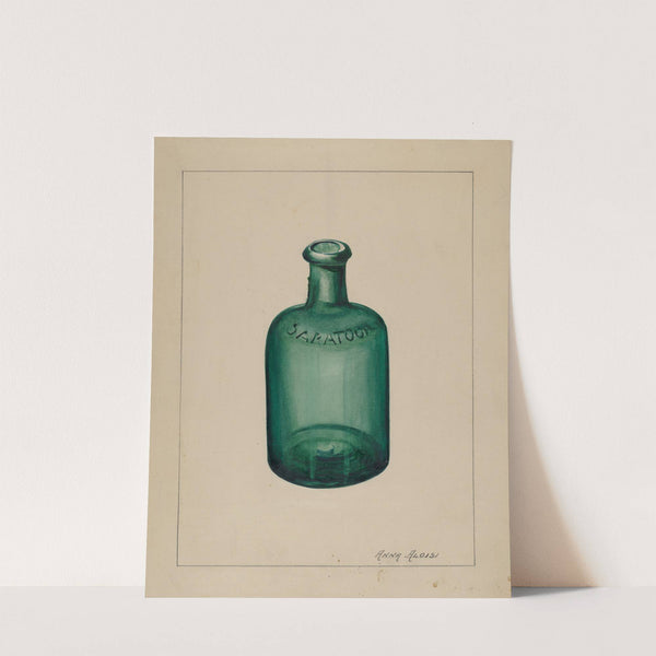 Glass Bottle by Anna Aloisi