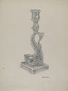 Glass Candlestick