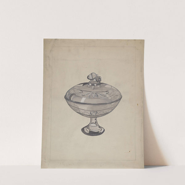 Glass Compote by Katherine Hastings