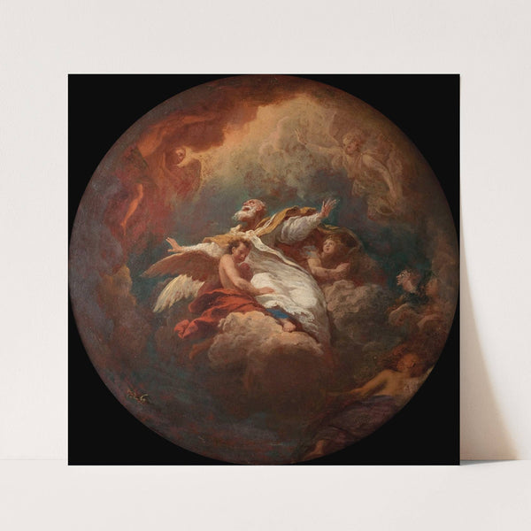 Gloire de saint Ambroise. by Bon Boullogne