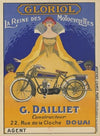 Gloriol. La reine des motocyclettes. G. Dailliet, constructeur. 22, rue de la Cloche, Douai (1925)