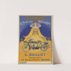 Gloriol. La reine des motocyclettes. G. Dailliet, constructeur. 22, rue de la Cloche, Douai (1925) by Imp. Camis