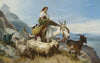 Goatherd On The Rock Of Gibralter