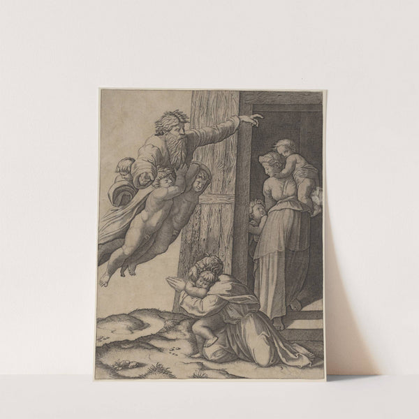 God Appearing to Noah by Marcantonio Raimondi
