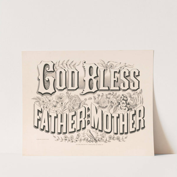 God bless father and mother (1876) by Currier & Ives.