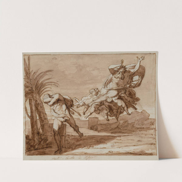 God cursing Cain by Niccolo Monti