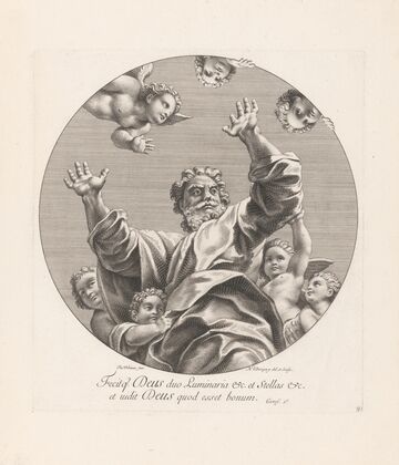 God surrounded by putti (1695)