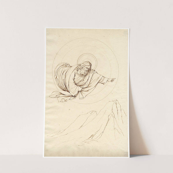 God the father, from a fresco in the Camposanto at Pisa by David Humbert de Superville