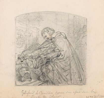 Godfrey of Bouillon Lays his Sword on the Tomb of Christ