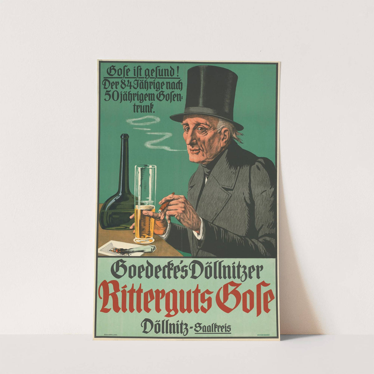 Goedecke’s Döllnitzer Ritterguts Gose (1914) by Rösch und Winter