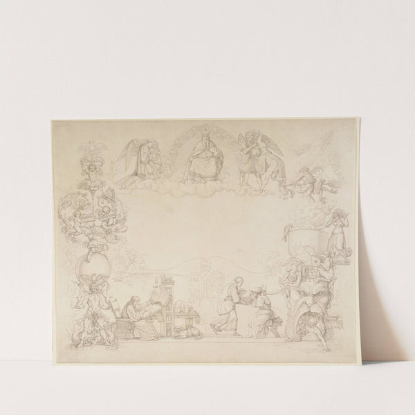 Goethes Faust; Titelblatt in Arabesken (ca 1814-1815) by Peter von Cornelius