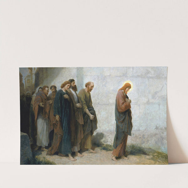Going Down to Gethsemane by Johannes Adam Simon Oertel