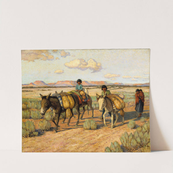 Going Home with the Harvest by Carl Moon