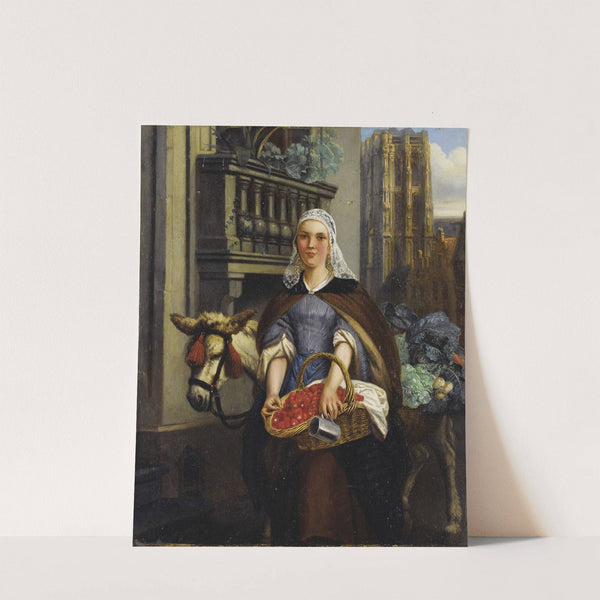 Going to Market by Adrien Joseph Verhoeven-Ball