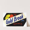 Gold Brook Brand Citrus Label (1930-1950)