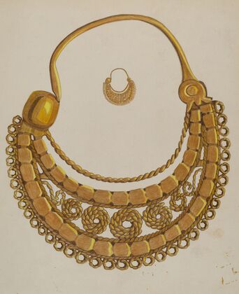 Gold Earring