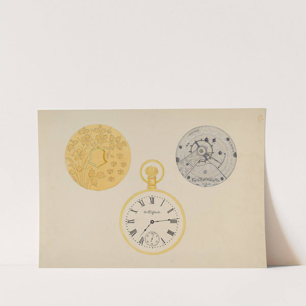 Gold Watch Frame and Case by Harry G. Alexander