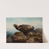 Golden Eagle At A Cliff’s Edge (1880) by Ferdinand von Wright