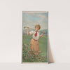 Golf woman (1908) by Sackett &amp; Wilhelms Litho.