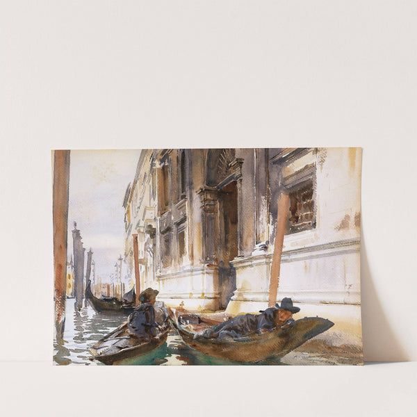Gondoliers’ Siesta by John Singer Sargent