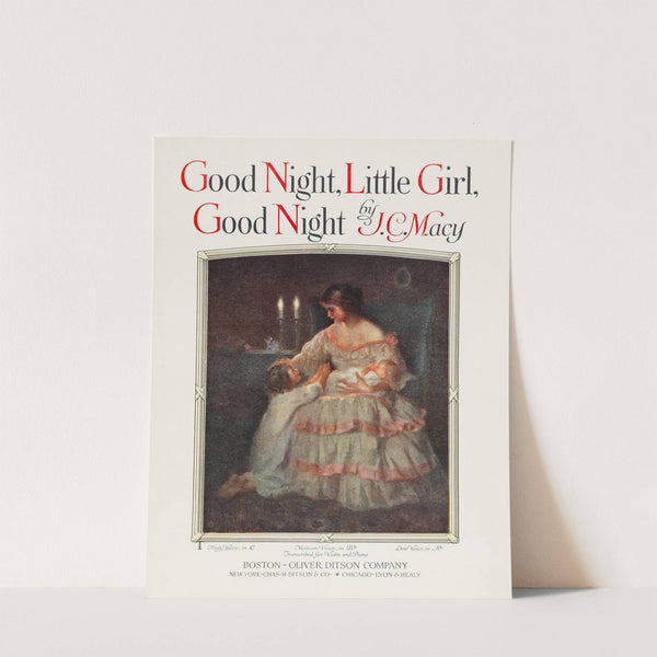 Good night, little girl, good night by Anonymous