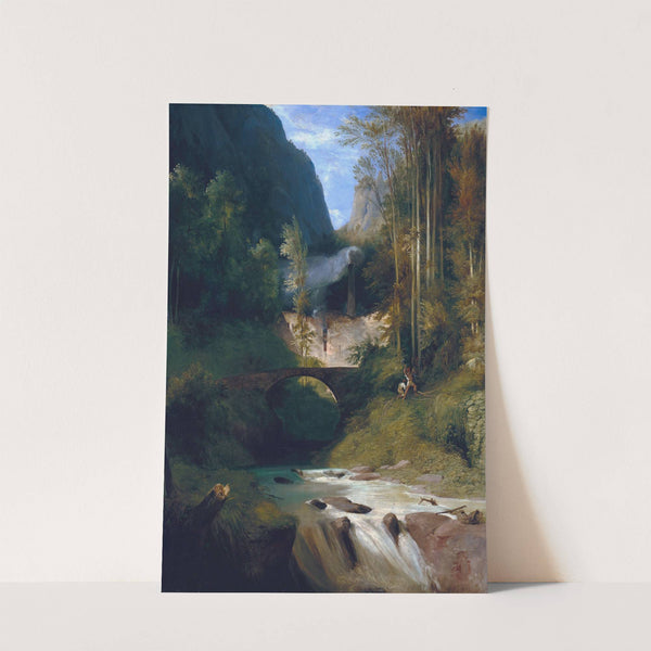 Gorge near Amalfi (1831) by Carl Blechen