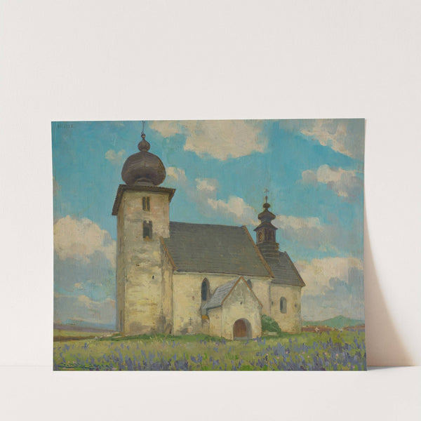 Gothic church in Žehra (1912) by Ľudovít Čordák