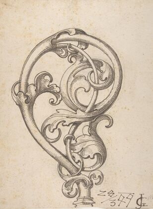 Gothic Leaf Scroll