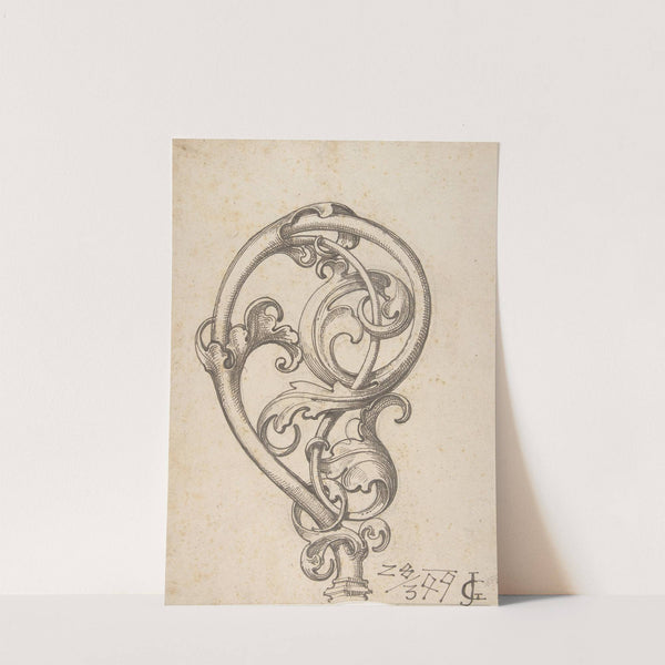Gothic Leaf Scroll by J. Gruenwald