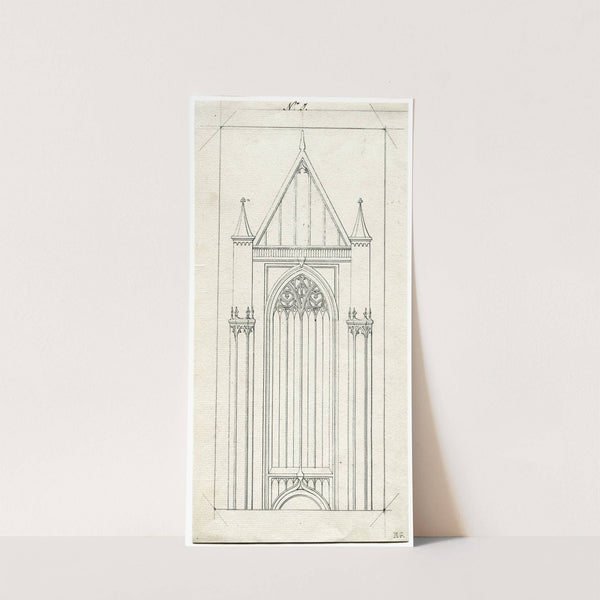 Gothic windows by David Humbert de Superville