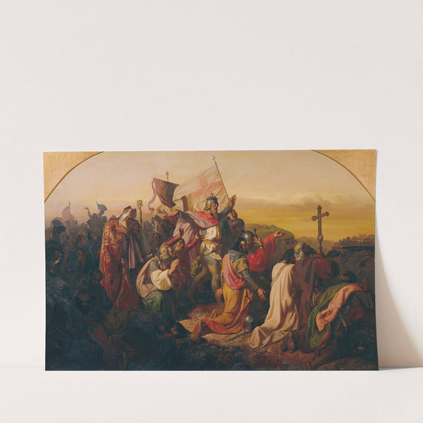 Gottfried von Bouillon und Kreuzfahrer (1854) by Johann Till the younger